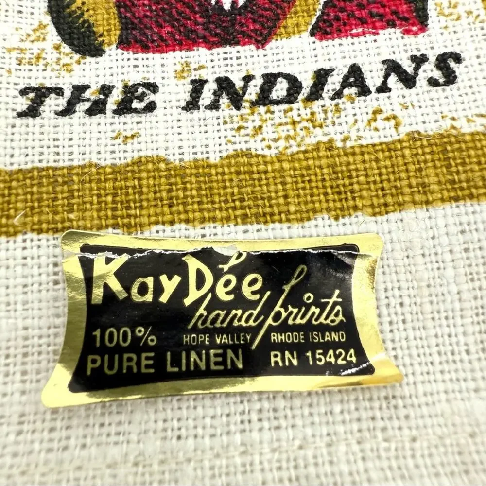 New Kay Dee Vintage 100% Linen The American Cranberry Kitchen‎ Towel